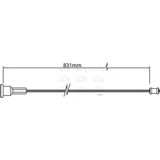 Apec Brake Cable CAB1467 - 3-year / 36,000-mile manufacturers guarantee