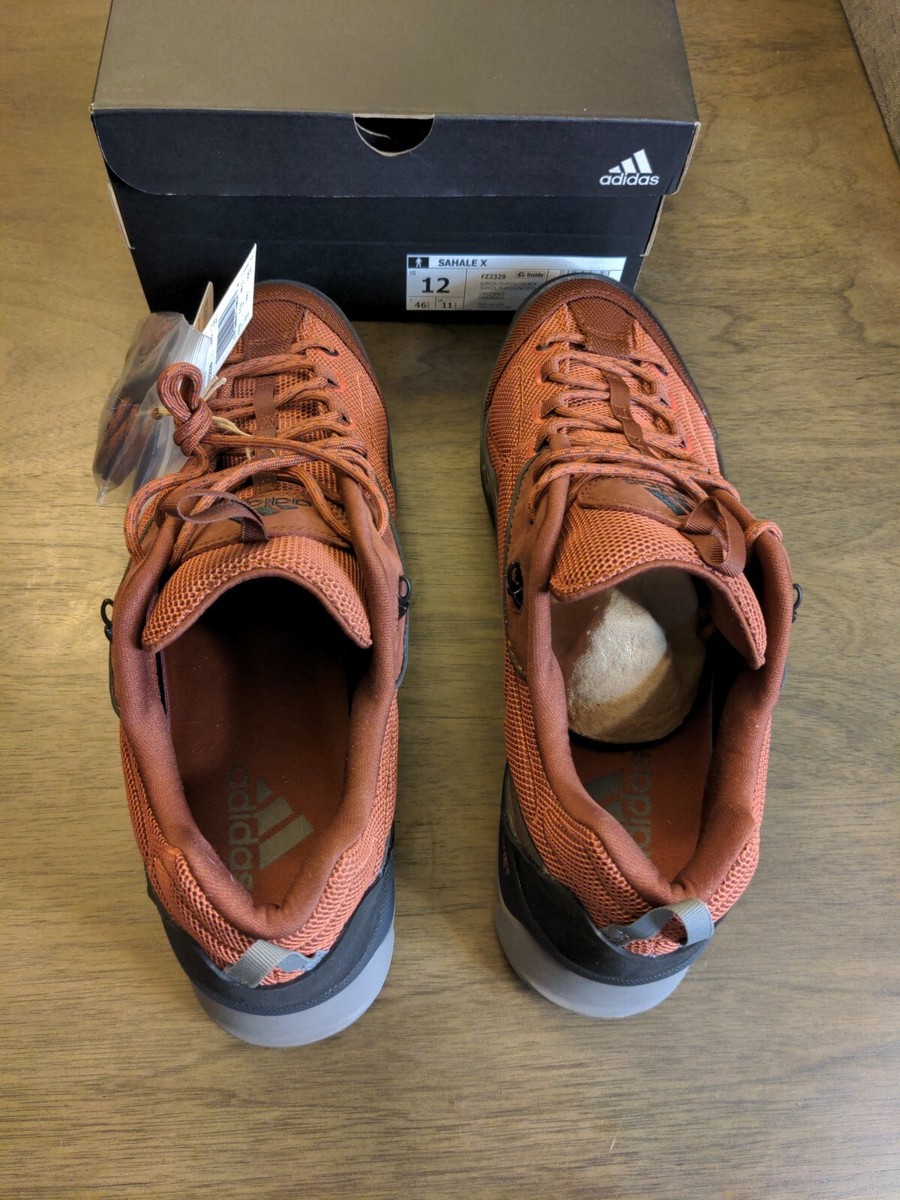ADIDAS SAHALE FOX BROWN HIKING SHOES SZ 12 REPUTABLE SELLER FZ2329