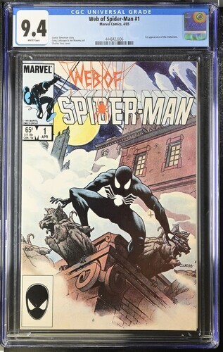 MARVEL COMICS WEB OF SPIDER-MAN 1 1ST VULTURIONS CGC 9.4