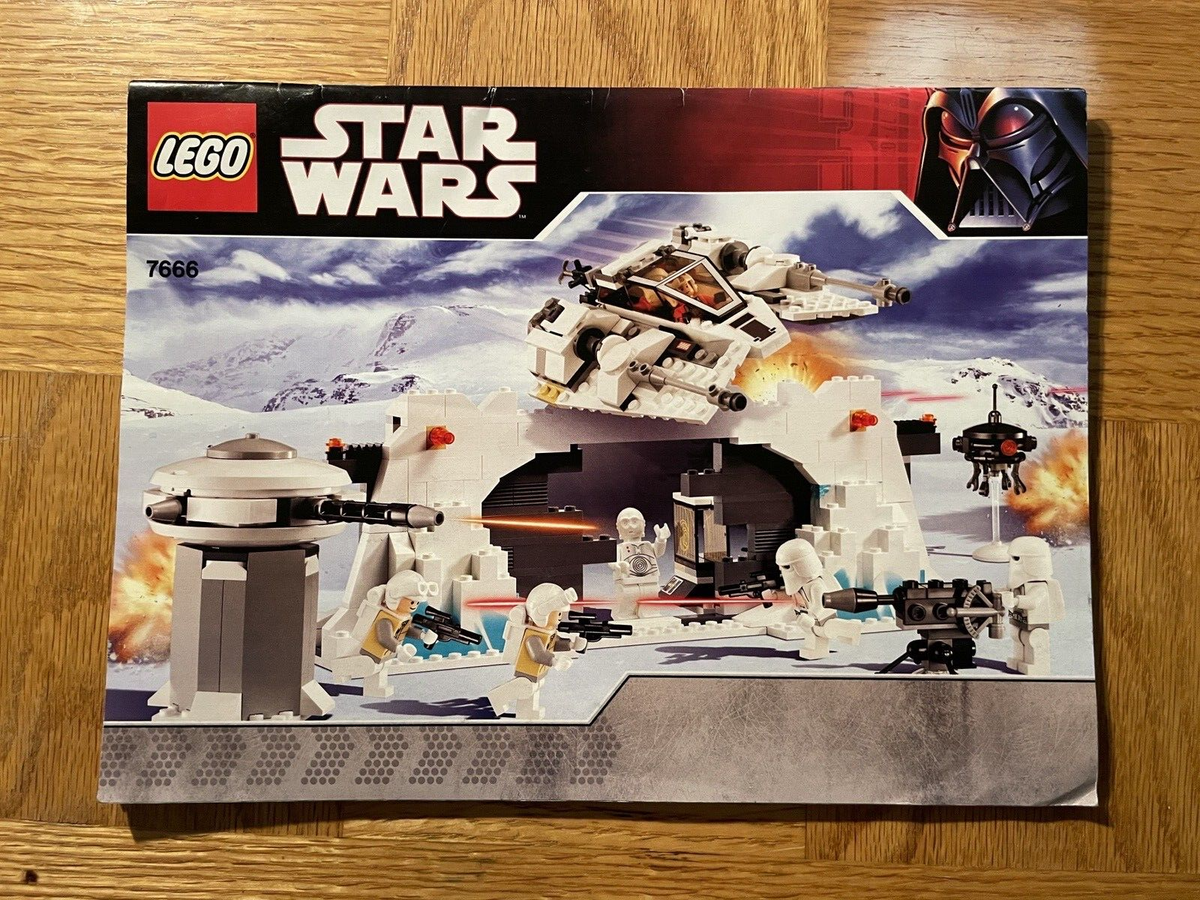 Lego Star Wars 7666 Hoth Rebel Base Instruction Manual Only | eBay