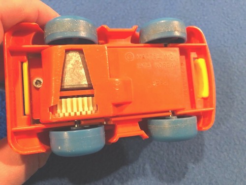 Mattel Preschool Power Putt Putt Fire Engine Rescue Vehicle Wood Plastic 1975 - Picture 7 of 10