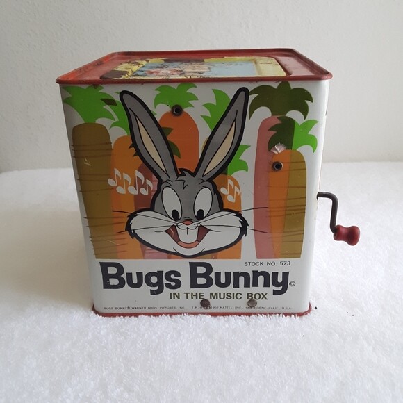VTG 1962 Matty Mattel Toymakers Bugs Bunny Jack in the Music Box