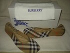 100% AUTH NEW WOMEN BURBERRY BABY CHECK BALLERINA BALLET FLATS EU 37.5/US 7.5 — photo 6