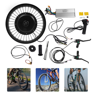 48V 1500W Electric Bike Conversion Kit Front Wheel E-Bicycle