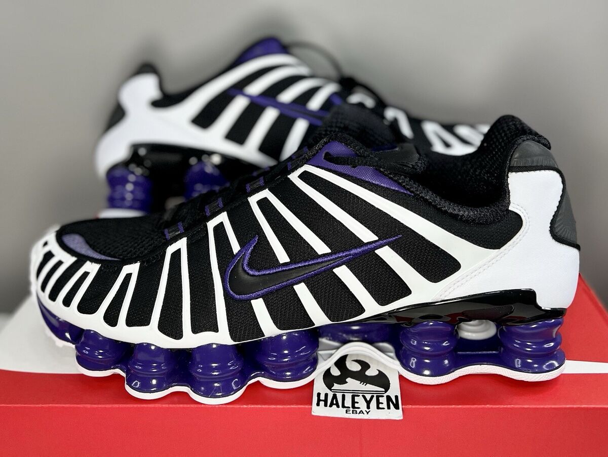 NEW Nike Shox TL 'Black/Court Purple' | Men Sizes 8 - 13 NEW Nike Shox TL 'Black/Court Purple' | Men Sizes 8 - 13