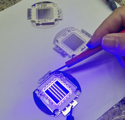 12V 10W 20W 30W 50W High Power Integrated COB LED Lamp Royal blue 445-450nm Grow - Picture 2 of 10