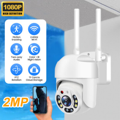 YCC365 Plus WiFi Wireless Camera 1080P PTZ IP Camera Home Surveillance Security#