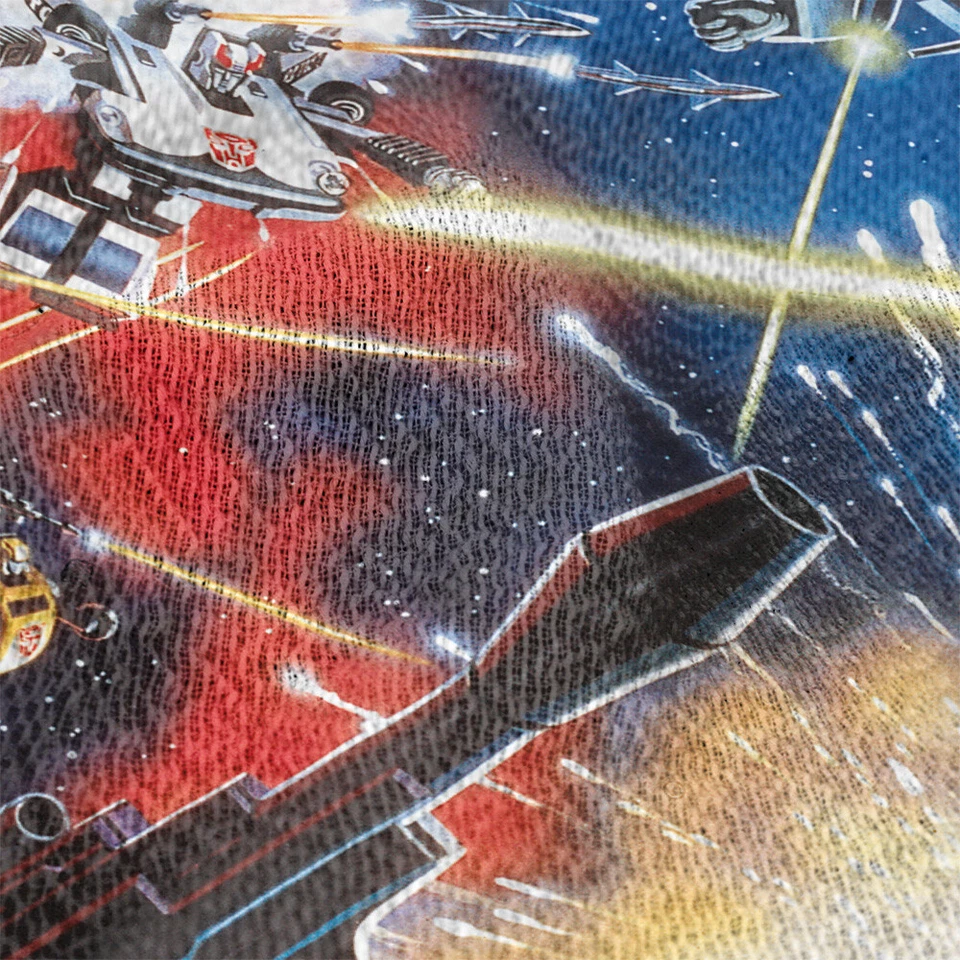 Manta Transformers, 50"x60" Autobot Box Arte Tejido Mezcla Algodón Manta Foto 4 de 4