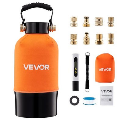 VEVOR Deionized Water System for Spotless Car Wash with 5L DI Resin & TDS Meter