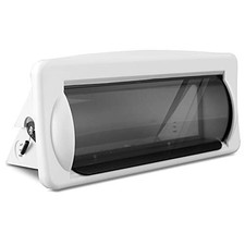 Water Resistant Marine Stereo Cover - Smoke Colored Heavy Duty Boat Radio...