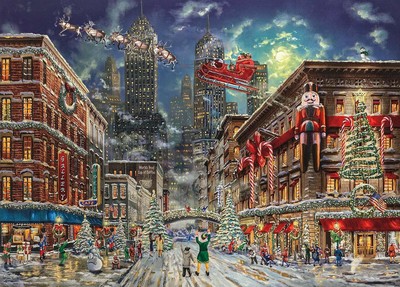 Ceaco - Thomas Kinkade Christmas - Elf - 1000 Piece Jigsaw Puzzle, 8'' L x 8''... 