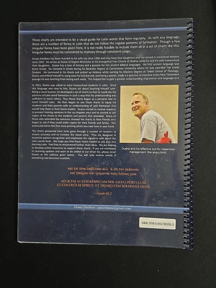 A visual guide to latin semantics. Latin color coded chart book. Henle, CC - Image 2 of 4