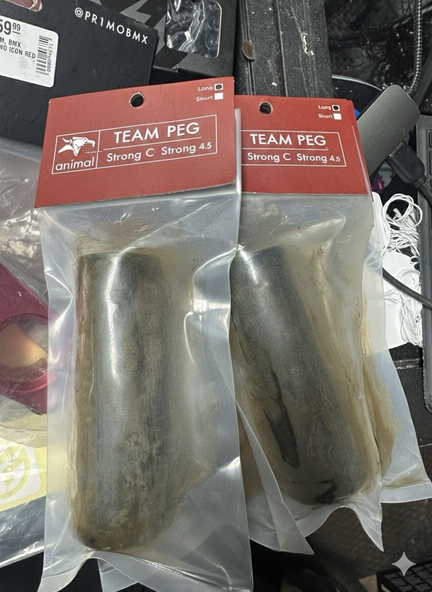 Animal Bikes Team Pegs Long 4.5" Metal