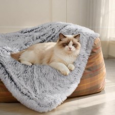 Luciphia Large Waterproof Dog Blanket Pet Washable Liquid 30"x40", Mist Grey