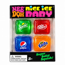 Nice Ice Cube Fidget Toys - 4 Pack Slow Rebound Squishy Stress Relief