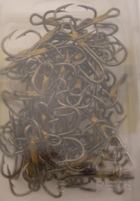 Eagle Claw 374F #1/0 50Ct 2X Bronze Treble Hooks Eagle Claw 374F #1/0 50Ct 2X Bronze Treble Hooks