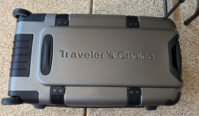 Traveller s Choice 28  Trunk Duffle Checked Luggage, Hard Sided, Roller  TC09029