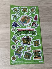 FREE SHIP TEENAGE MUTANT NINJA TURTLES 25 Stickers Sheet Nickelodeon Ralph Leo