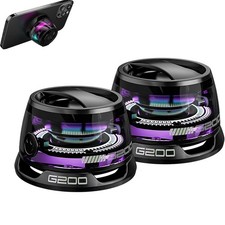 2PCS Magnetic Portable Speaker G200 Mini Sound 5.3 Bluetooth Phone Holder