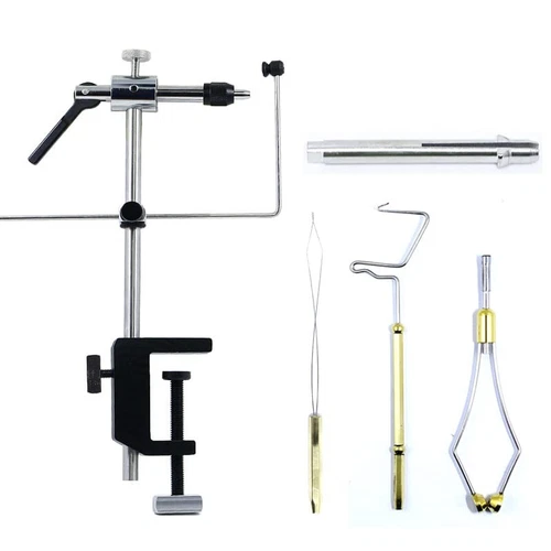 Fly Tying Vise 360° Rotary Adjustable Fly Fishing Vise Practical Fly Tying To...