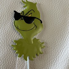 The Grinch Metal Yard Stake 15 inch NEW