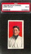 1909 E95 Philadelphia Caramel  Larry Doyle PSA 3 VG 40499853 