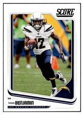 2018 Score - Travis Benjamin NFL Football Card