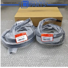 Pair Black Rubber Roof Trim Seal Molding Fits for 2015-2021 Honda Fit 5 Door