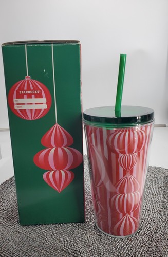 Starbucks Pink Red Acrylic Tumbler 16 FL OZ (only tumbler and strohhalm) (PT1) - Bild 2 von 11