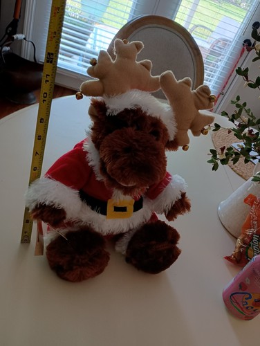 PBC Chantilly Lane Musical 10" Jethro the Reindeer Sings "Jingle Bell Rock" MINT - Picture 13 of 14