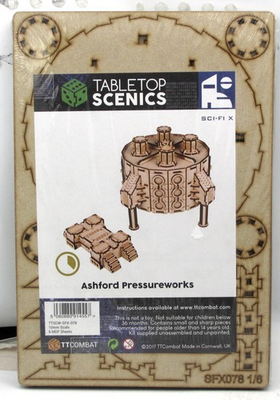 #ad TTCombat TTSCW SFX 078 Ashford Pressureworks Sci Fi X 10mm Terrain Kit Scenery $25.99