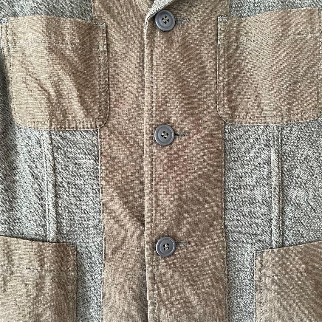 Comcom Different Material Mix Jacket S - image 4