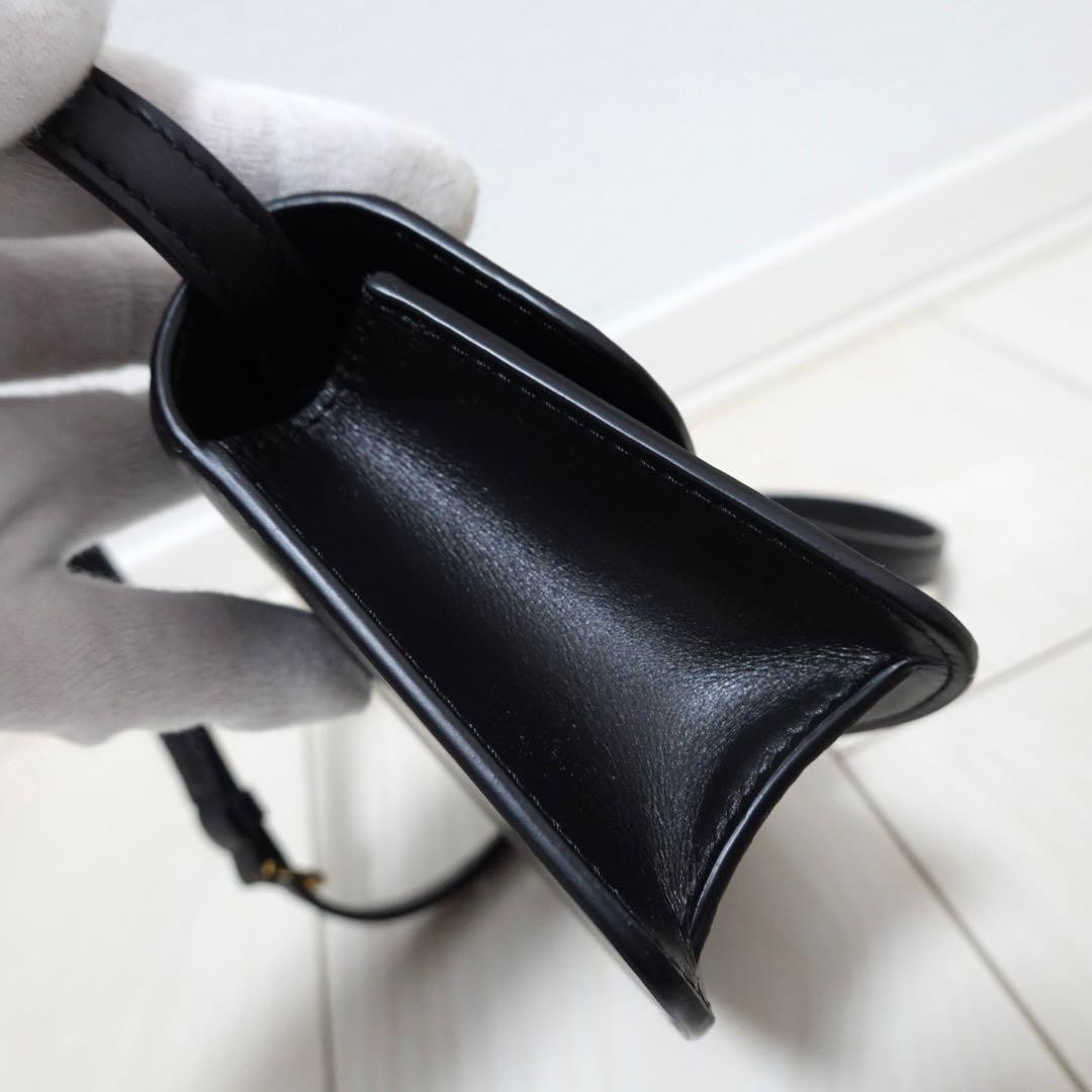 The Row East West Sofia Mini Shoulder Bag Black image 10