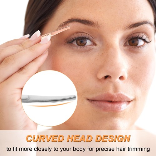 3Colors Nose & Eyebrow Trimmer Scissors for Men & Women Rounded Tip Stainless... - Picture 6 of 8