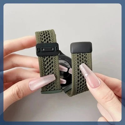 Magnetic Nylon Watch Strap for Huawei Watch GT5 GT4 20 22mm Smartwatch Wristband