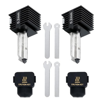 Hotend Kit 0,2mm Hardened Steel mit Silikonsocke für 3D Drucker Bambu Lab A1