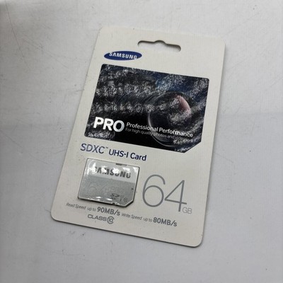 New Samsung Pro MB-SG64D SDXC 64 GB Memory Card MB-SG64D/AM