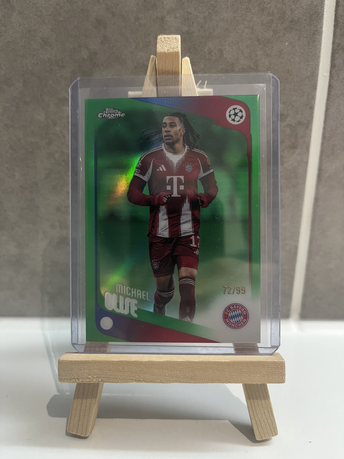 2025-26 UEFA UCC Chrome Michael Olise Green /99