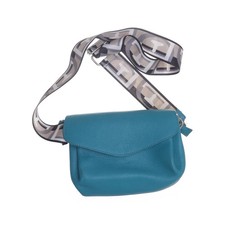 Umhängetasche, Damen, Leder, Türkis/Mehrfarbig, 21, 8, 15.5 cm #yLj