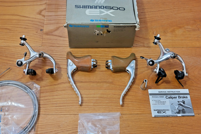 Vintage NOS Shimano 600 EX Brake lever Set in original box 6208