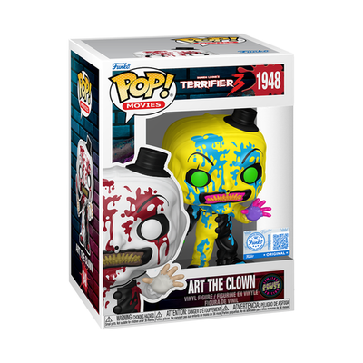 Funko Pop! Terrifier 3: Art the Clown #1948 Limited Edition Black