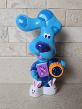 Vintage Blues Clues Blue Plastic Talking Character Sleepy Bedtime Toy