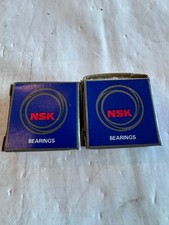 LOT OF 2 NEW NSK 608 ZZ C3 DEEP GROOVE BALL BEARINGS, METAL SHIELDED