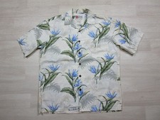 Hilo Hattie The Hawaiian Original Men's Floral Button-Up Shirt L Cotton Hawaii