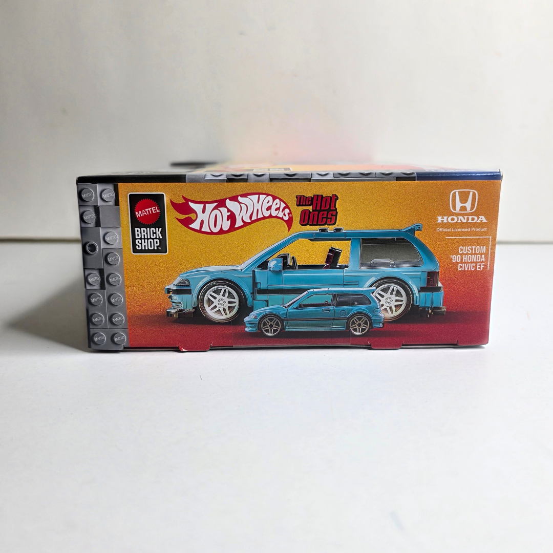 Mattel Brick Shop Hot Wheels Custom '90 Honda Civic EF Building