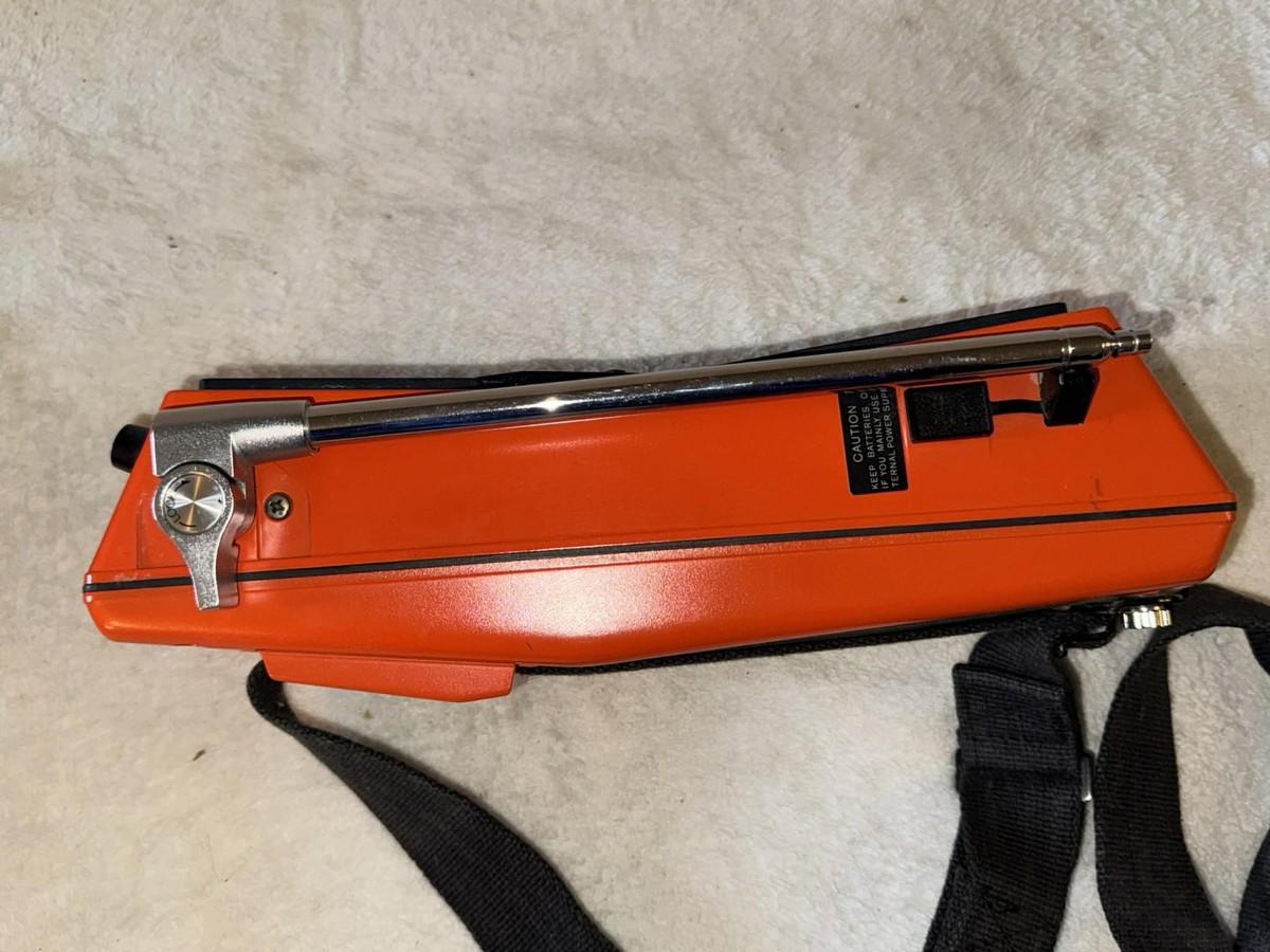 Gros Talkie-Walkie Vintage SONY ICB-300W Orange Transceiver