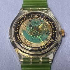 Swatch Automatic , In Our Hands Earth Summit 92 Excellent Cond. Swiss Made
