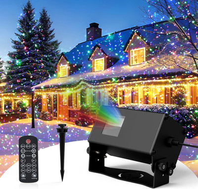 AIRIVO Outdoor Laser Lights Projector, RGB Color Firefly Lights Projection Light
