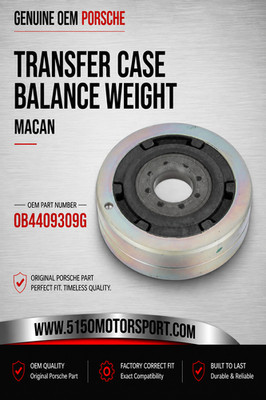 Porsche Macan Transfer Case Balance Weight Genuine 0B4409309G