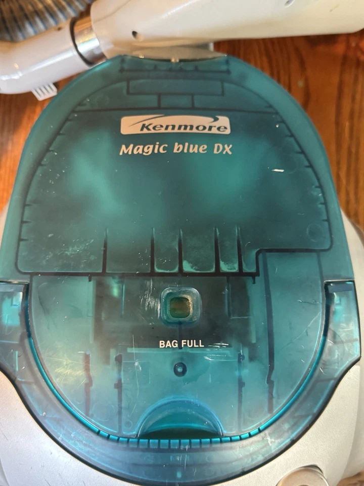 Bote base de vacío Kenmore Magic Blue DX con manguera modelo 721 21295000 PROBADO Foto 2 de 4